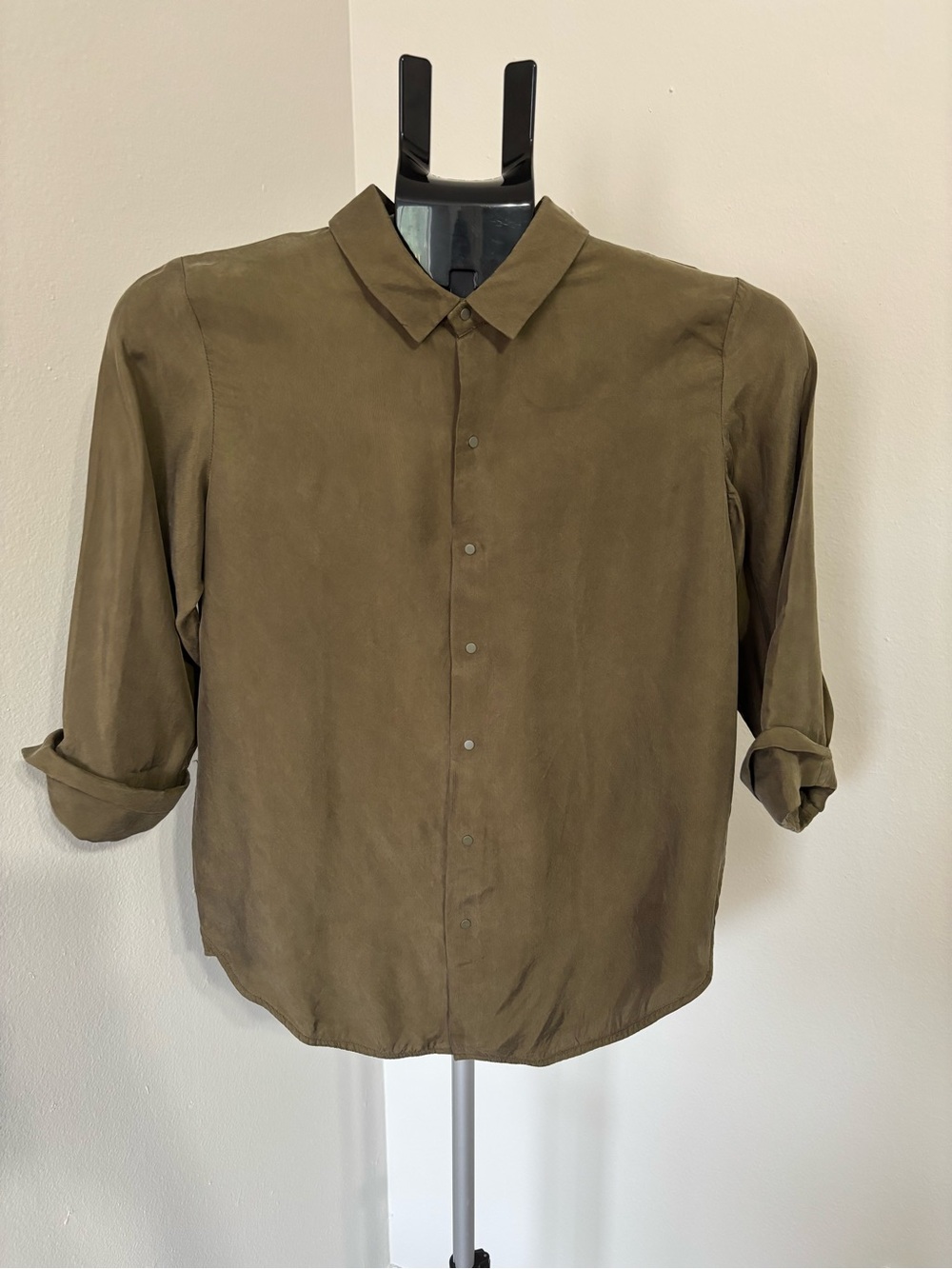 In Good Company Olive Button-Down Shirt XS